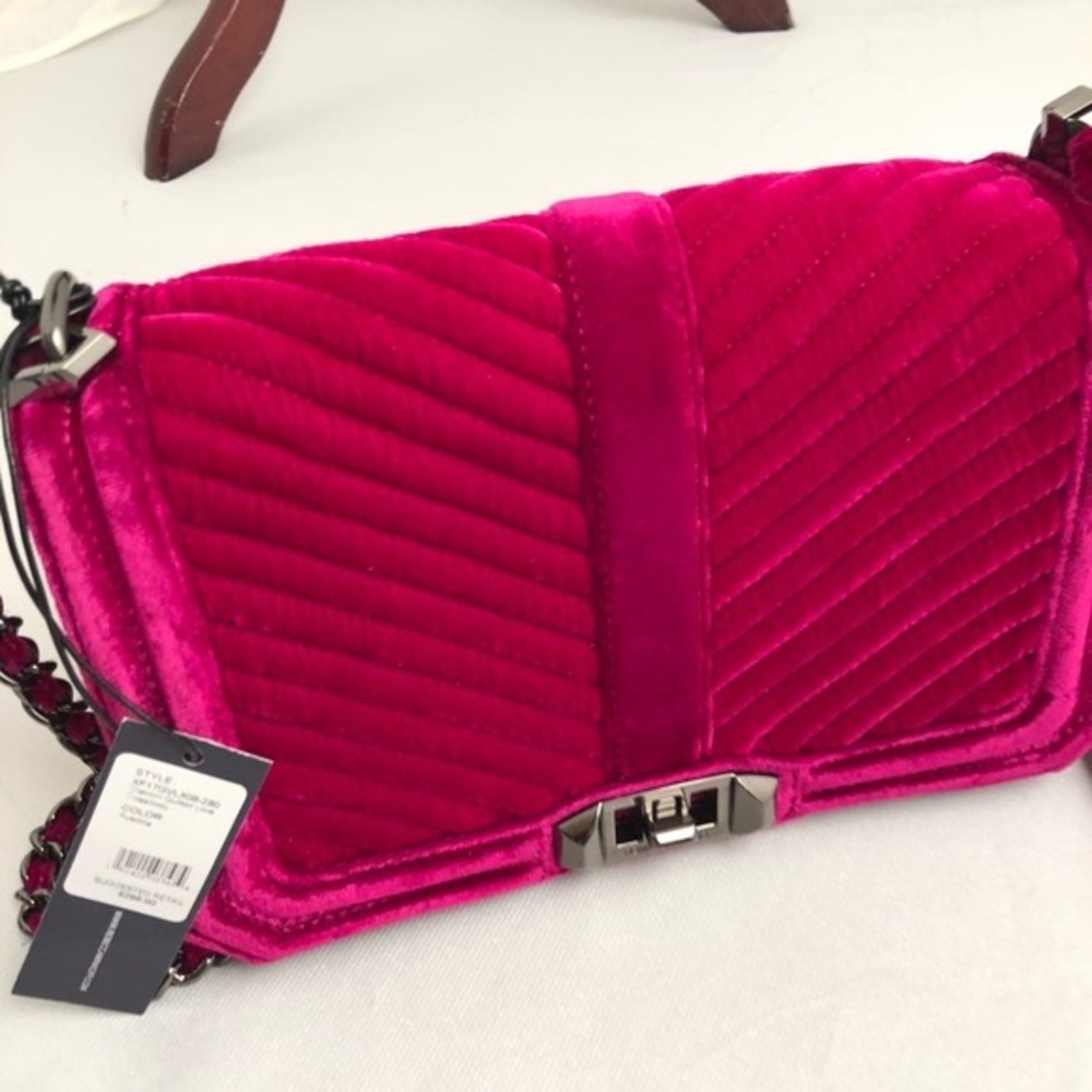 Rebecca Minkoff Chevron Quilted Love Crossbody